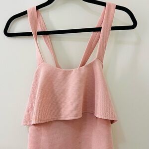 Madewell Pink Layered Tank Top